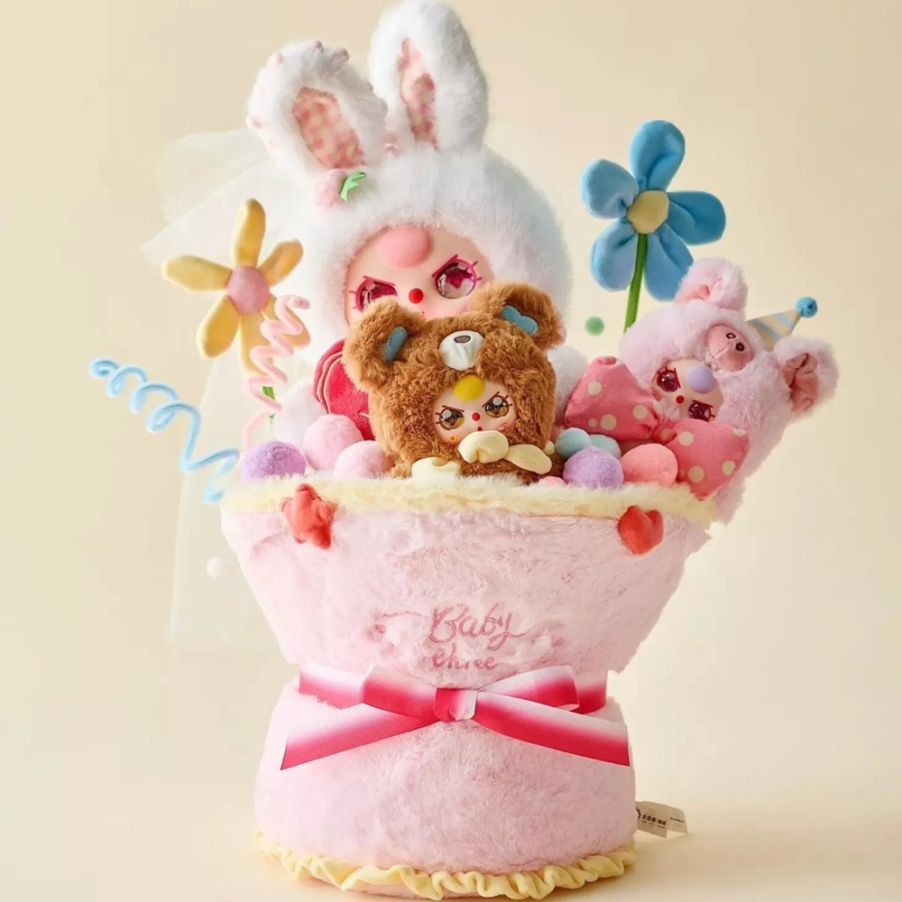 Baby Three Flower Bouquet Limited Edition Plushie